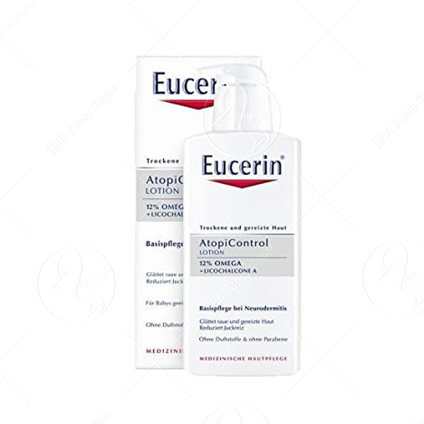 EUCERIN AtopiControl Смирувачки лосион за тело 12% ОМЕГА, 250 мл
