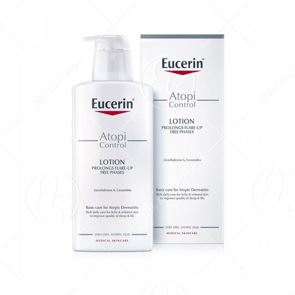 EUCERIN AtopiControl Ultralight Смирувачки хидро-лосион, 400 мл