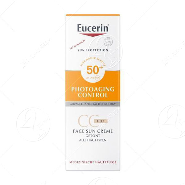Eucerin Photoaging Control Нијансиран крем за заштита од сонце со SPF50+ Светла нијанса 50мл
