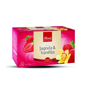 ФРАНК ЧАЈ ОД ЈАГОДА И ВАНИЛА 20 КЕСИЧКИ