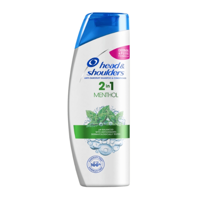 Х&Ш ШАМПОН 2 ВО 1 МЕНТОЛ 330 МЛ