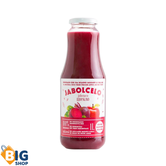ЈАБОЛЧЕЛО СОК ЈАБОЛКО/ЦВЕКЛО 100 % 750 МЛ