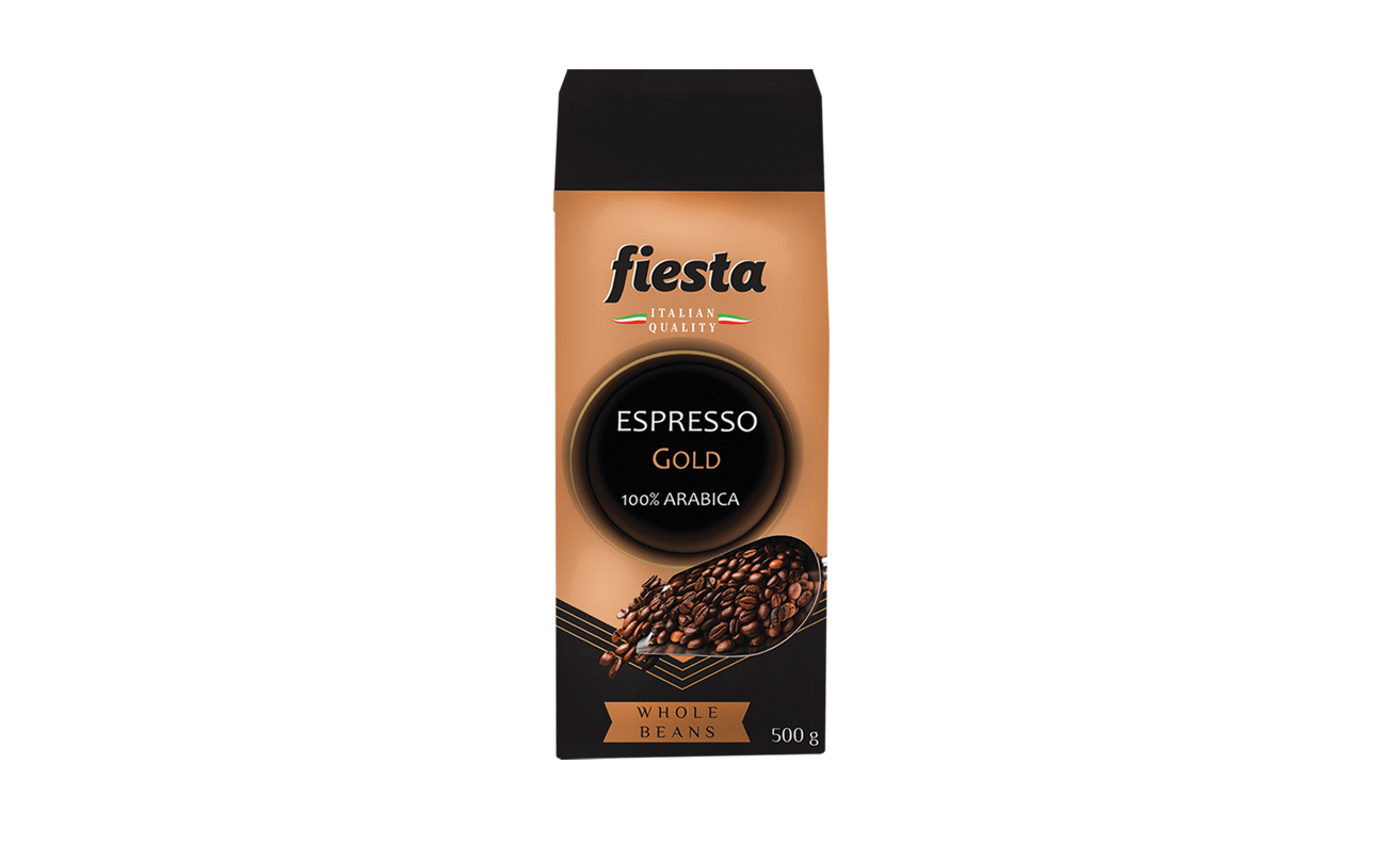 Кафе Еспресо Во Зрно Фиеста Голд 500гр