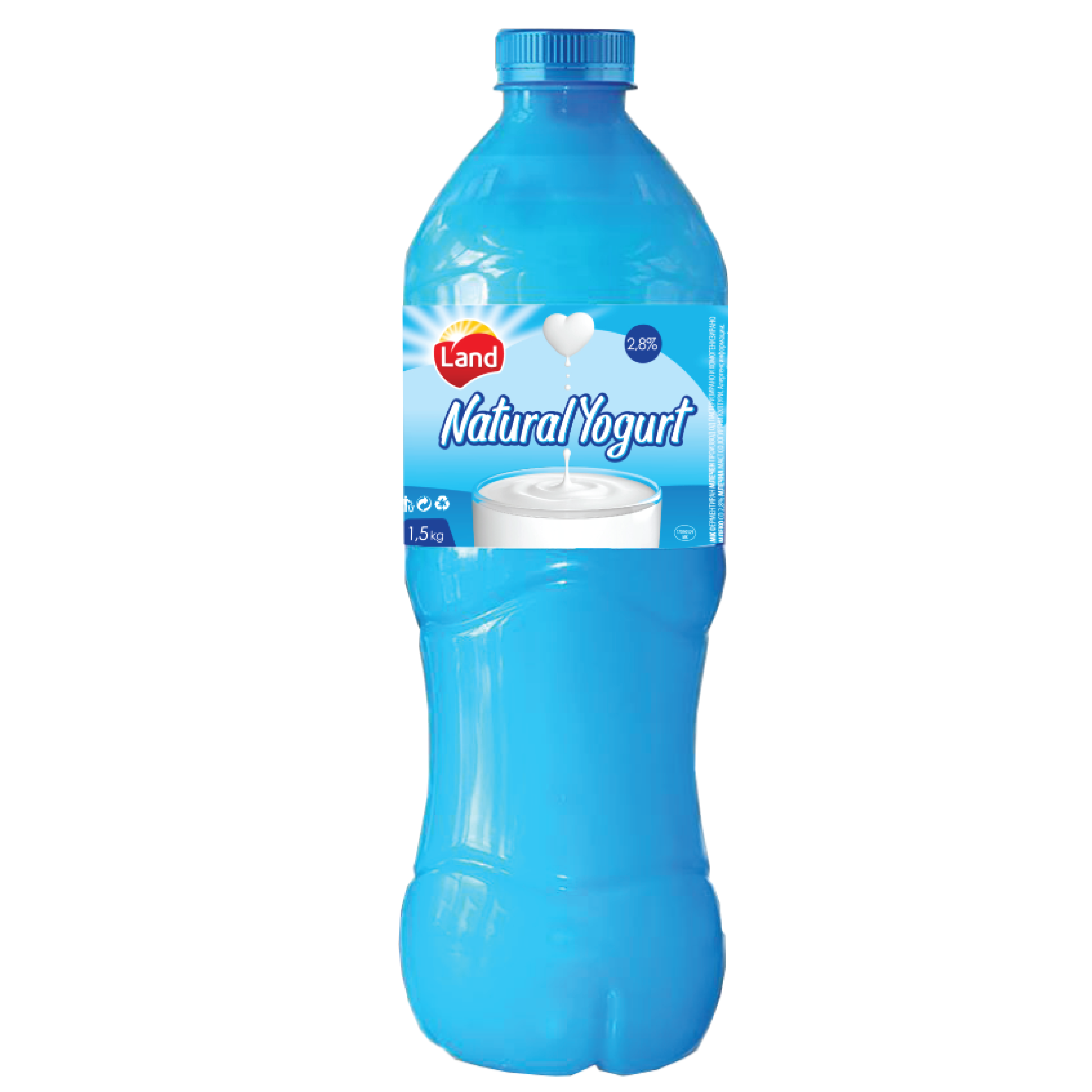 ЛАНД ЈОГУРТ 2.8 % 1.5 Л
