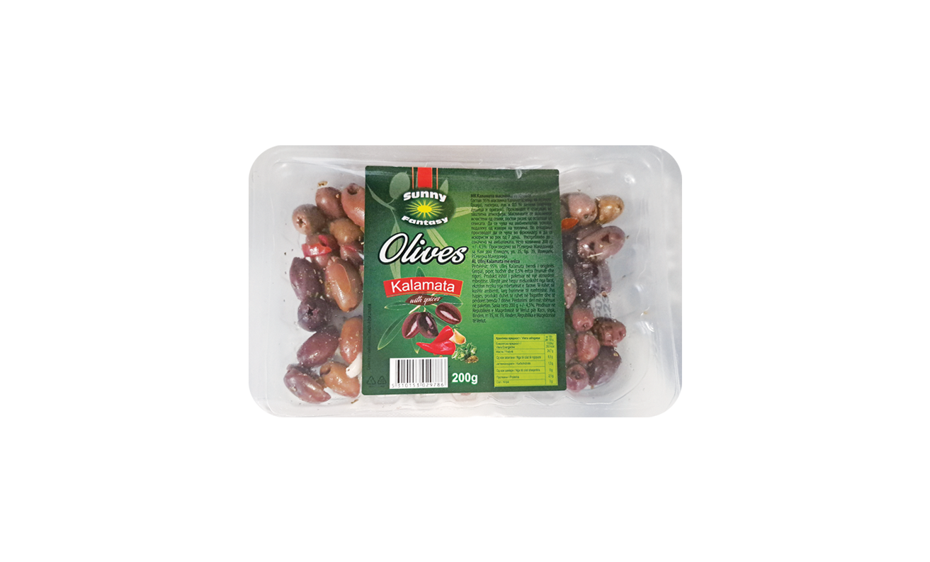 Маслинка Каламата Со Зачини 200гр
