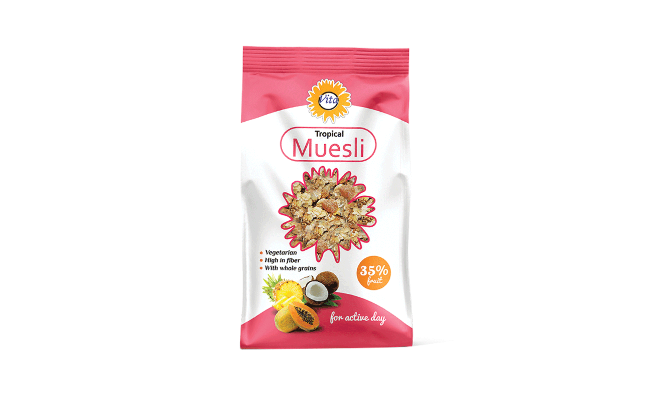 Мусли Тропско Овошје Вита 750г