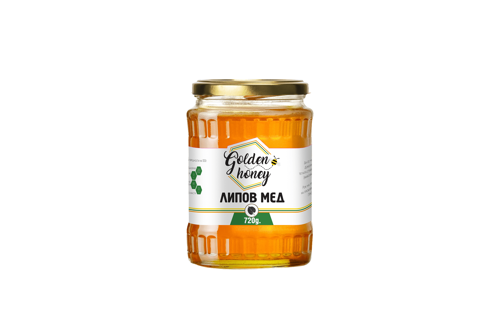 ГОЛДЕН ХАНИ ЛИПОВ МЕД 720ГР РЕС КОМ