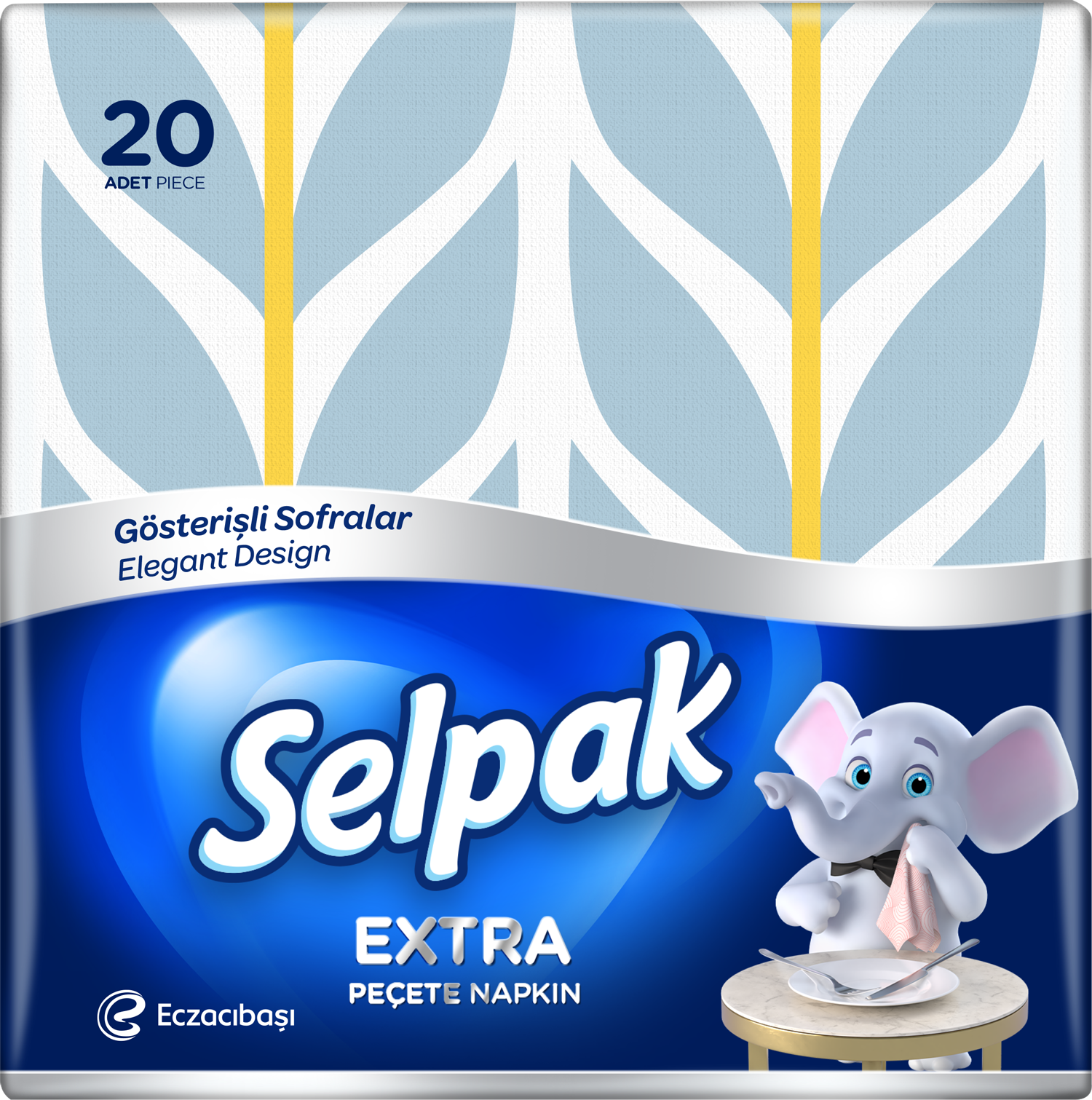 СЕЛПАК САЛФЕТКИ ДЕЛУКС 20 / 1