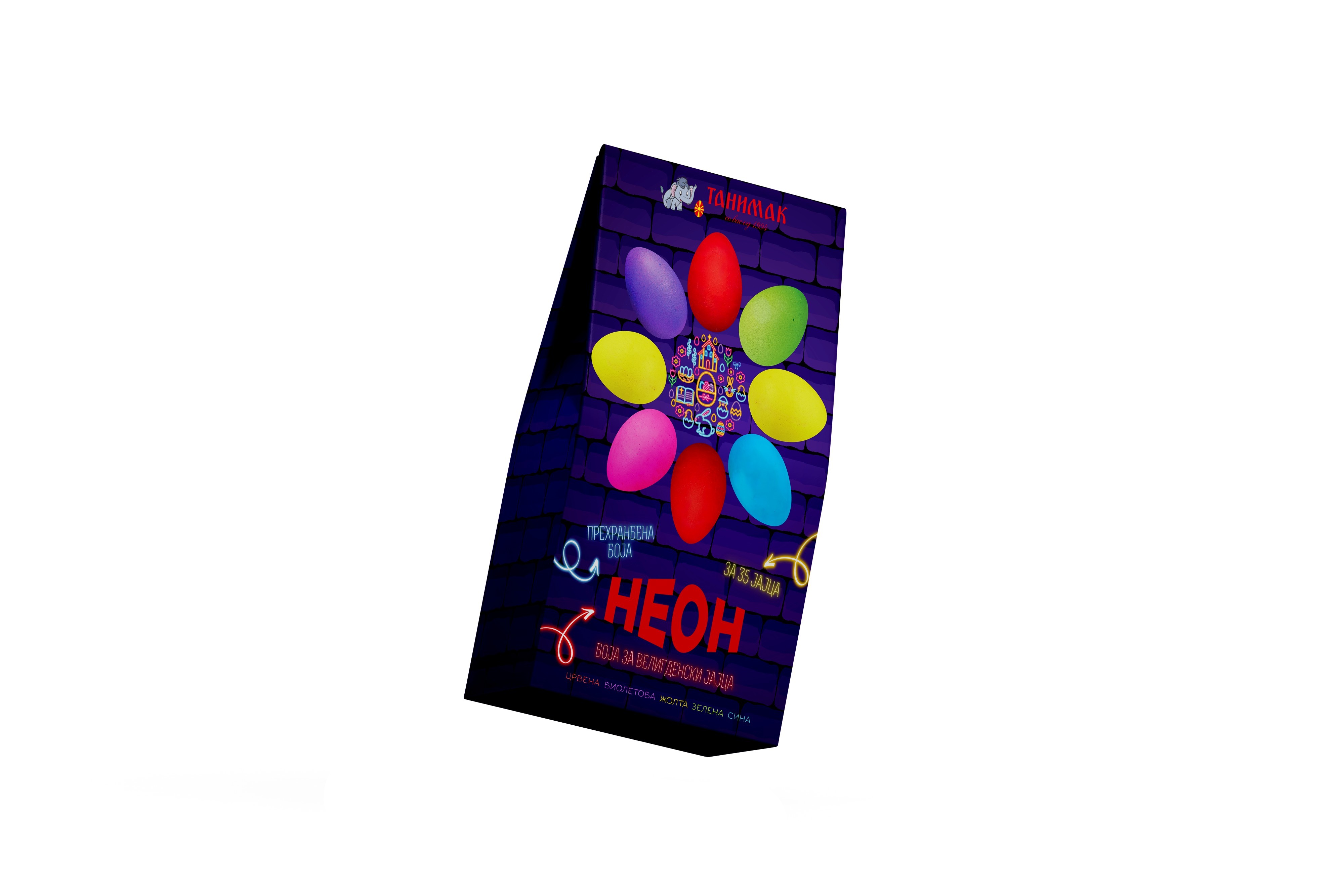 ТАНИМАК НЕОН БОЈА ЗА ЈАЈЦА