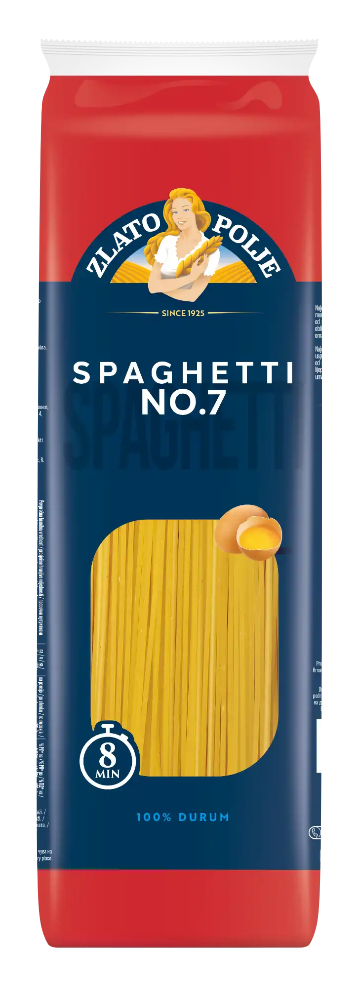 ШПАГЕТИ 7 ЈАЈЦА 500 ГР ЗЛАТНО ПОЛЕ