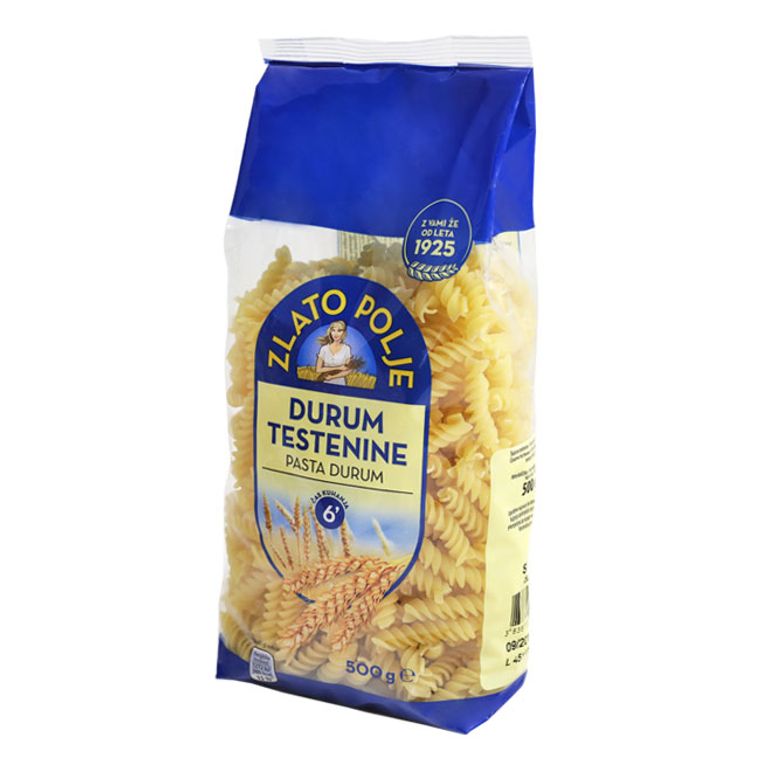 ЗЛАТНО П. ФУСИЛИ ДУРУМ 500ГР БЕЗ ЈАЈЦА